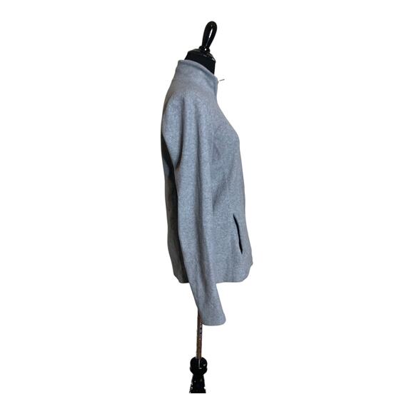 Old Navy Active gray fleece zipper jacket size Small - Picture 7 of 9